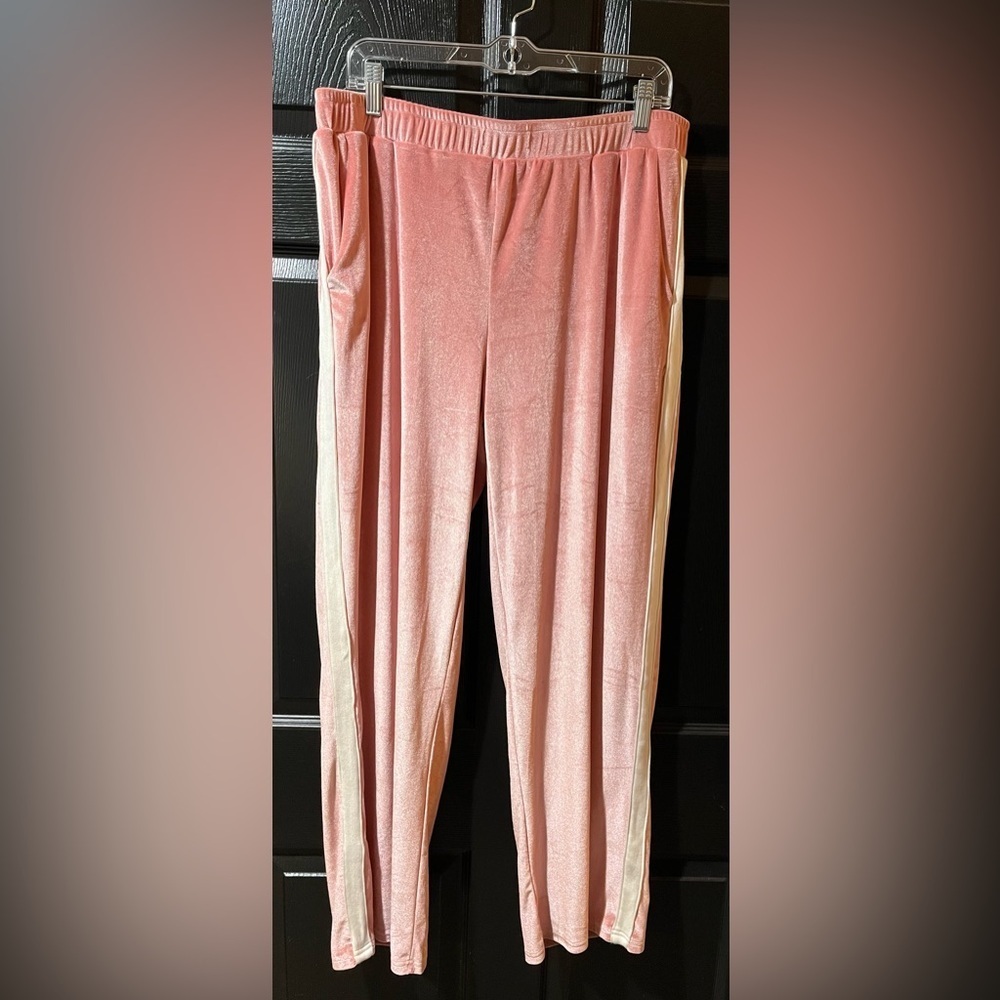 EKOUAER Pink Velour Track Suit - Picture 11 of 16